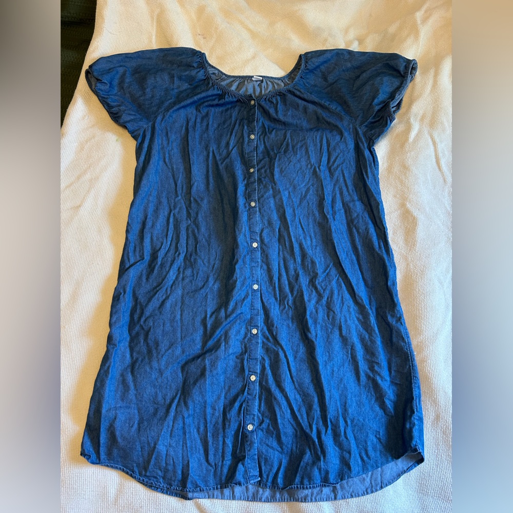 Old Navy Denim Button-Down Dress